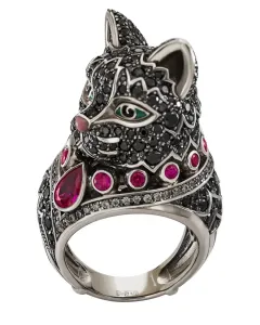lucky cat ring