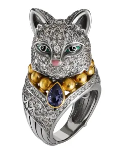 lucky cat ring