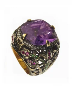 square flower ring