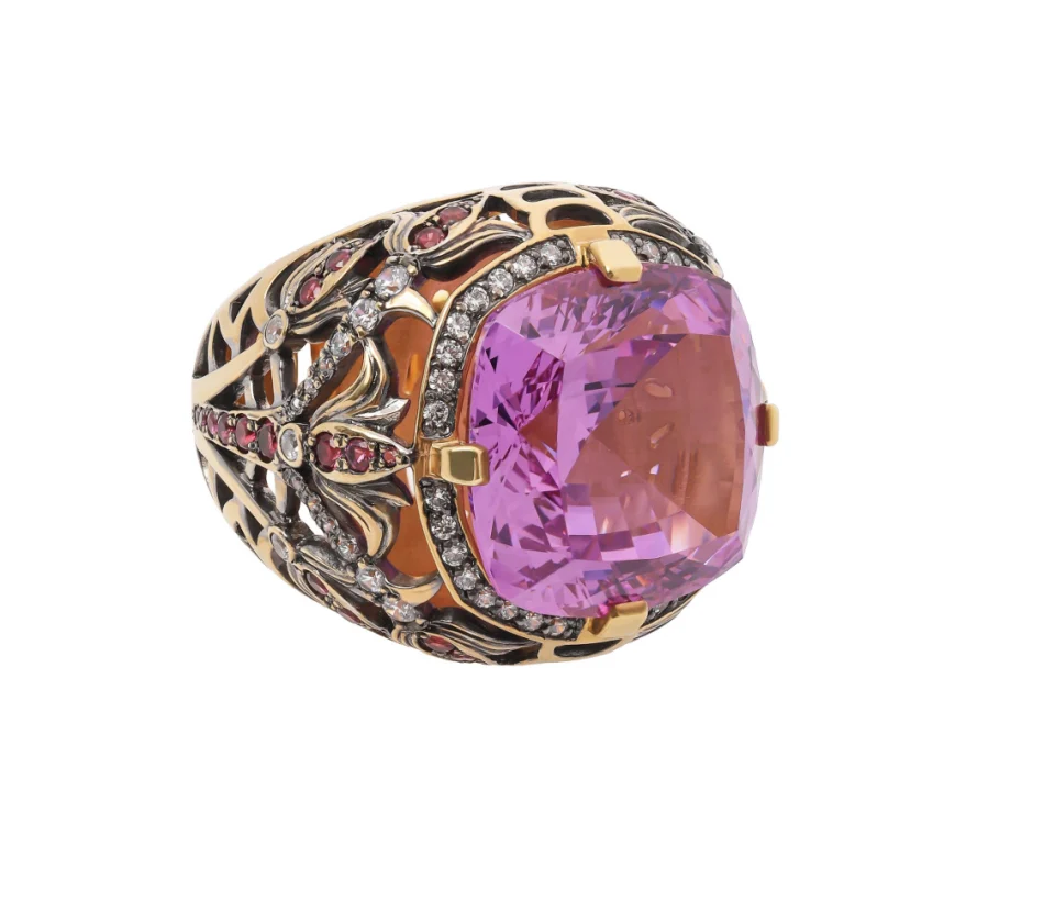 square flower ring