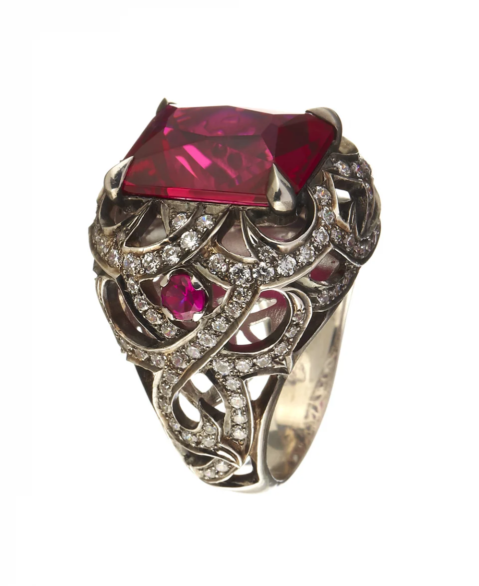 wild flowers ring