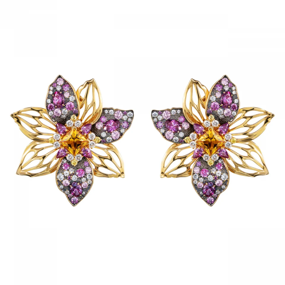 avatar flower earrings