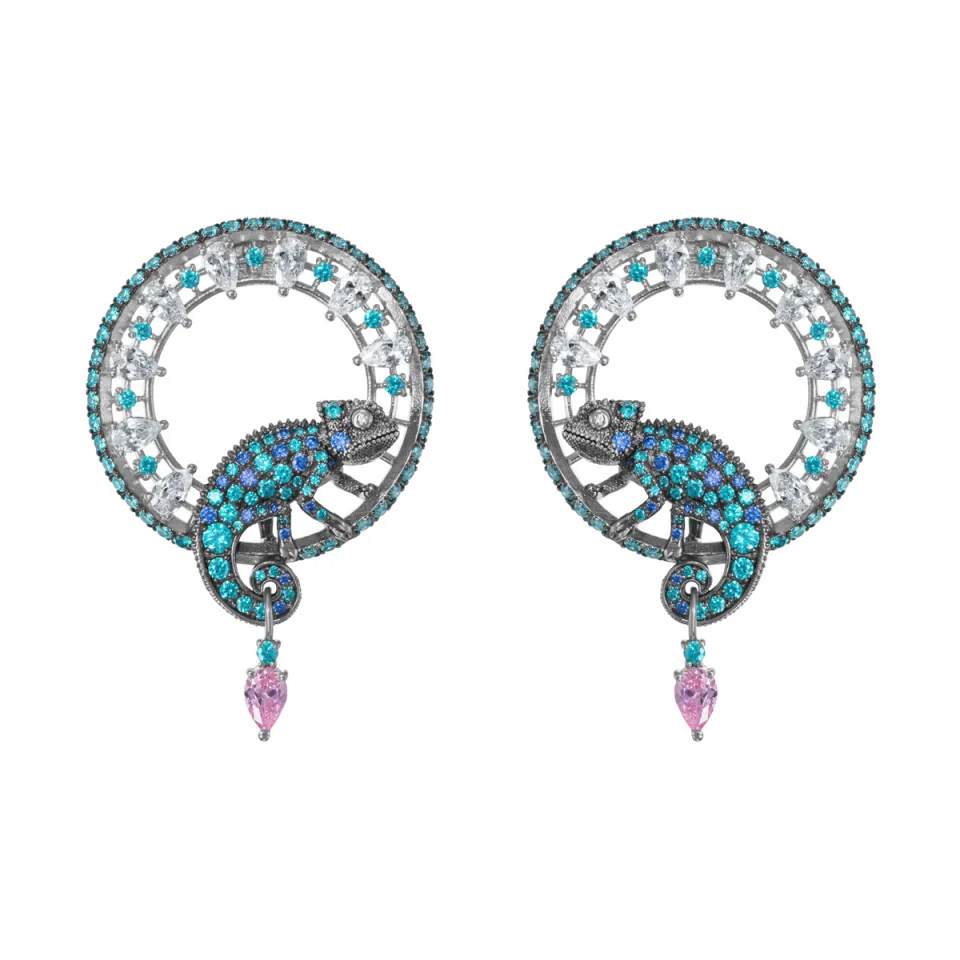 chameleon earrings