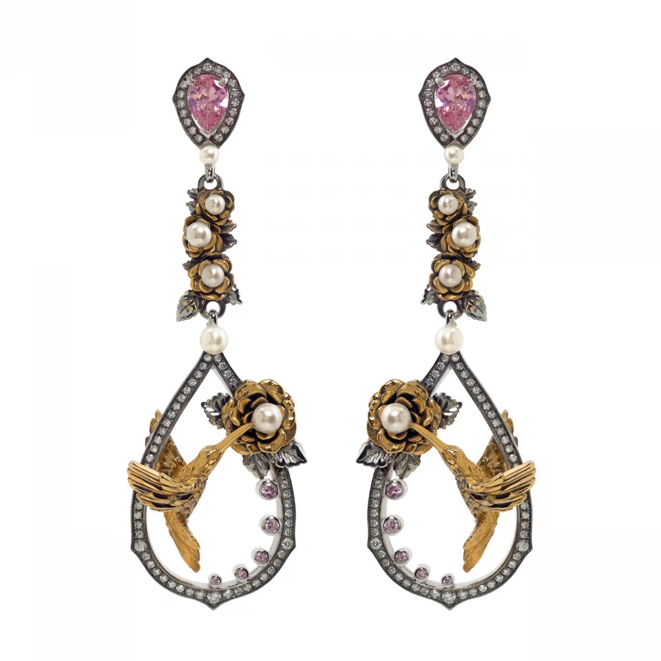 colibri earrings