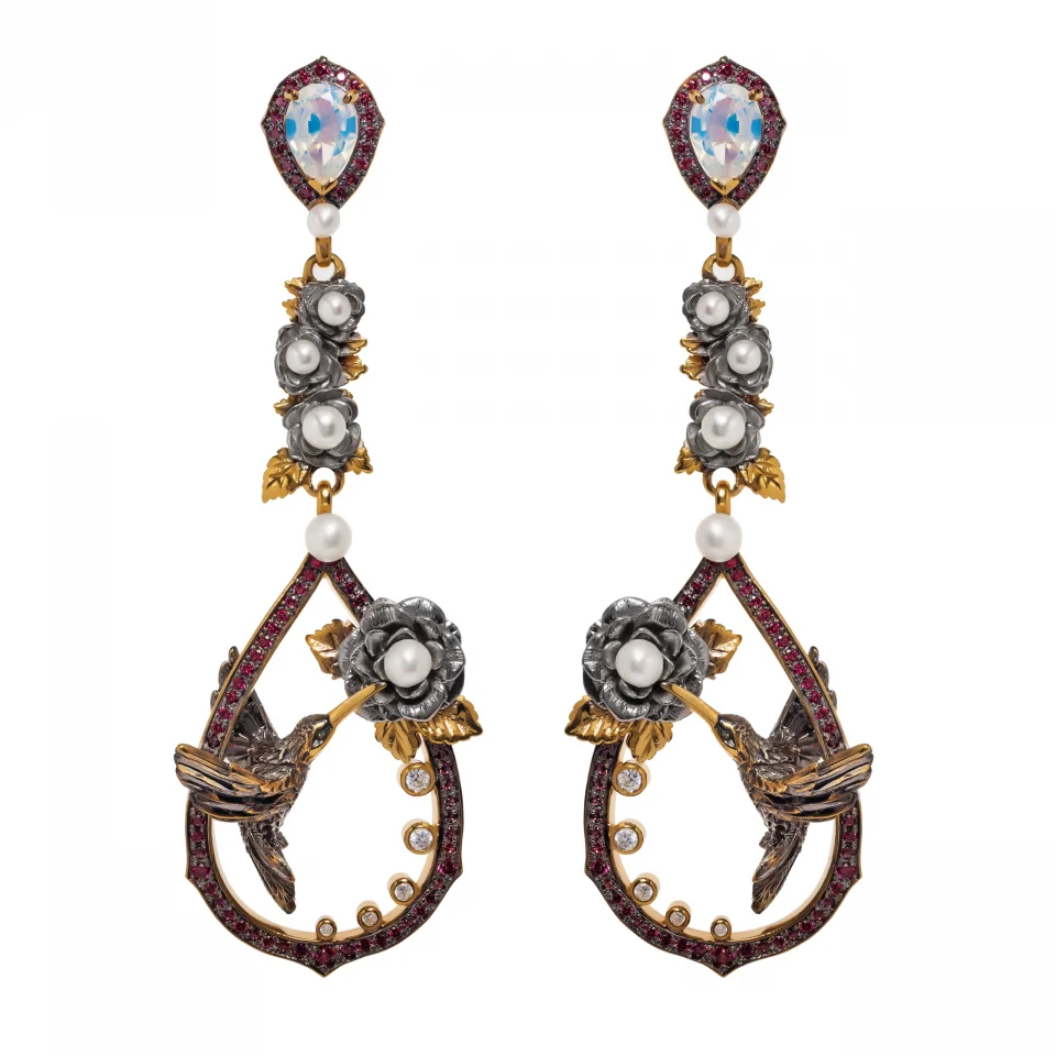colibri earrings