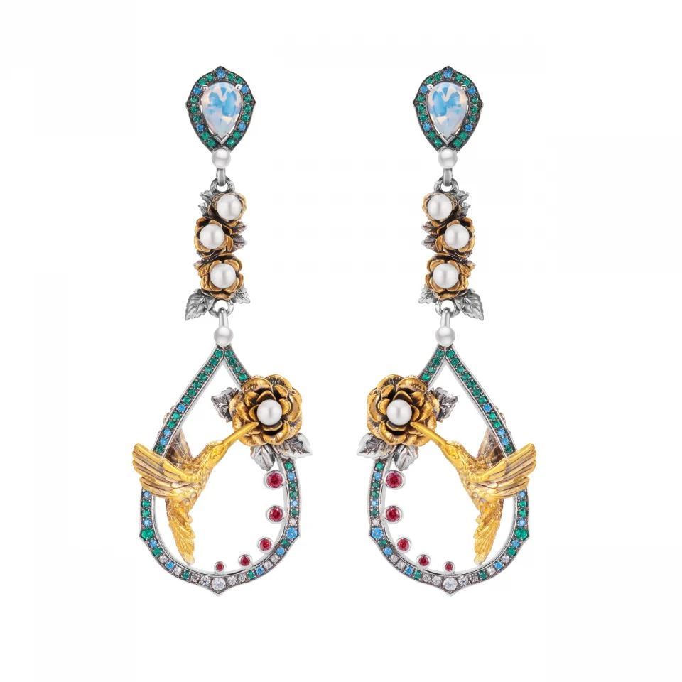 colibri earrings