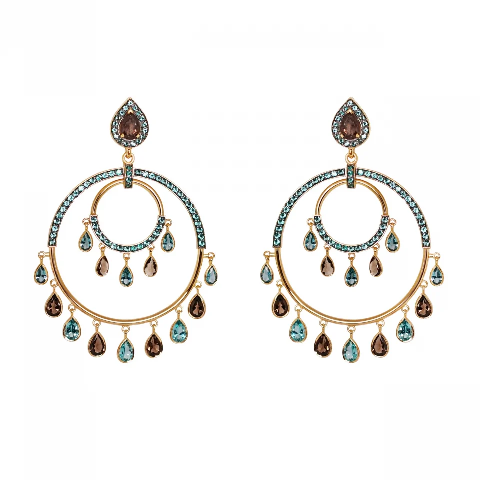 sparkle drops earrings