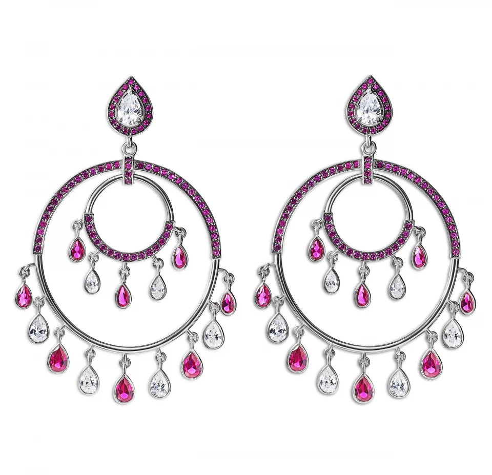 sparkle drops earrings