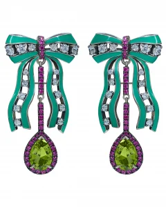 lumi bows earrings