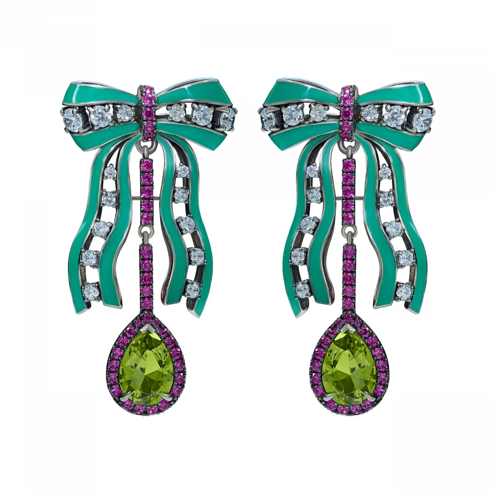 lumi bows earrings