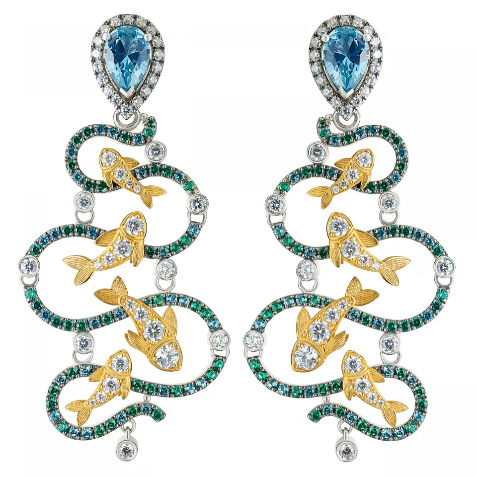 sea ballet earrings