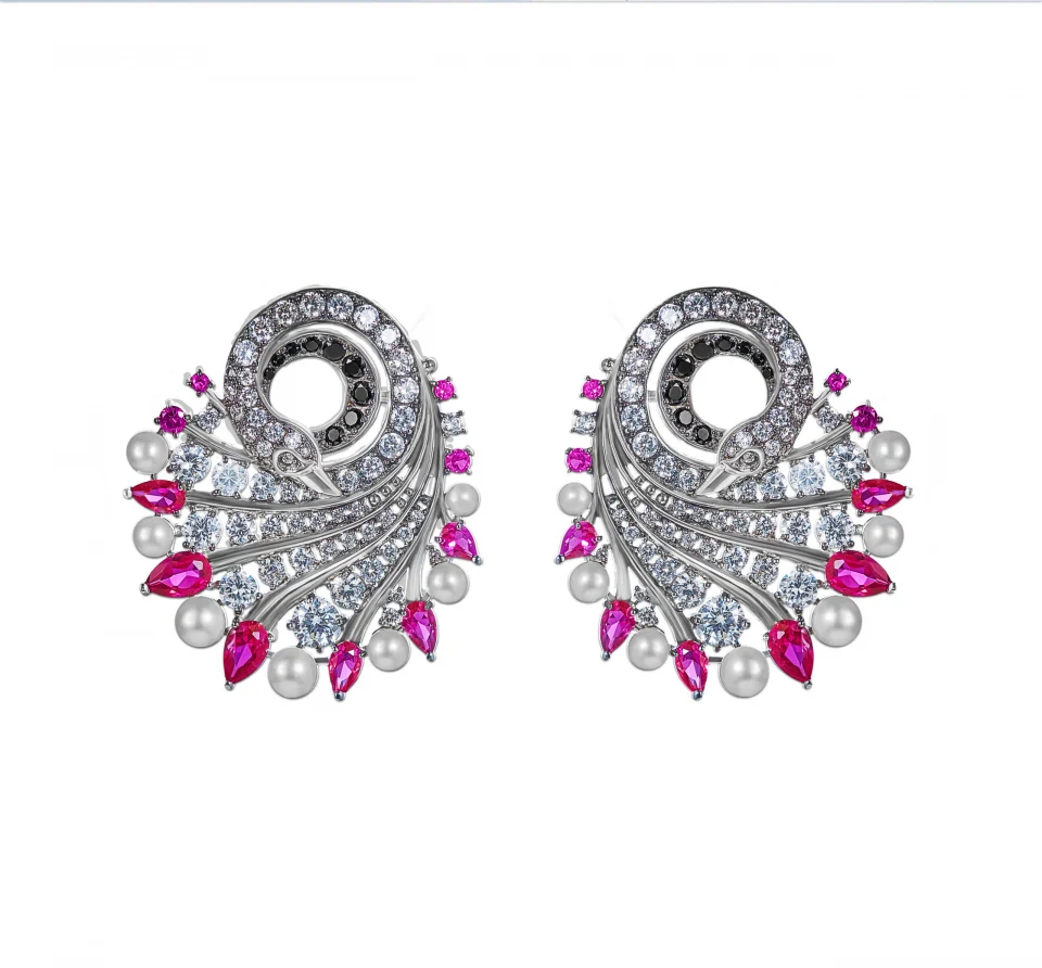 swan grace earrings